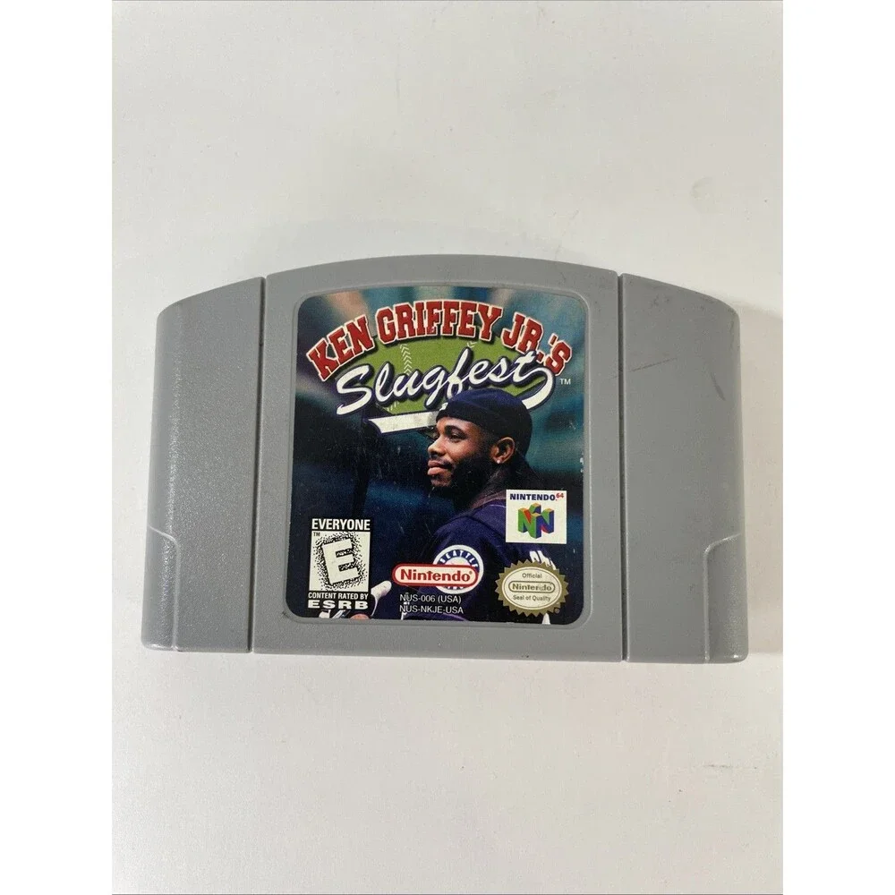 Ken Griffey Jr Slugfest Nintendo 64 N64 Game Cartridge Tested Authentic